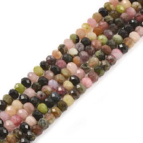 Vista 48 de 7 chakras piedras preciosas de 0.236 in de piedras preciosas facetadas Rondelle sueltas cuentas para hacer joyas DIY cuentas de 16 pulgadas
