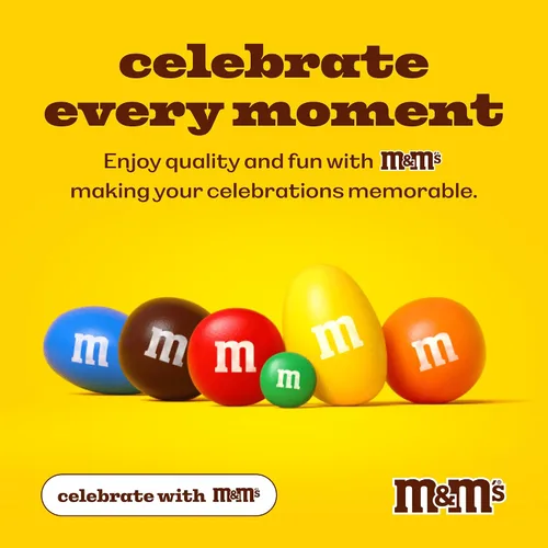 Vista 7 de M&M'S WORLD Dulces de Chocolate con Leche de Navidad - 2 Libras de Chocolate de Color Festivo a Granel Para Bolsas de Dulces de Navidad