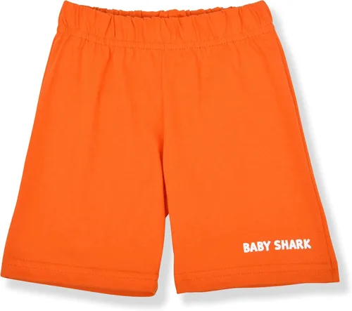 Vista 3 de Nickelodeon Baby Shark - Conjunto de camiseta y pantalones cortos para niños pequeños, azulnegro o grisazul o grisnaranja o grisnegro