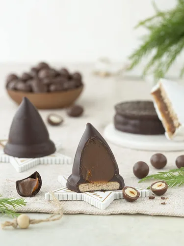 Vista 2 de Havanna Havannets Mezcla de chocolate y chocolate blanco – Dulce de Leche Bites recubiertos en chocolate semidulce y blanco – Auténticas golosinas