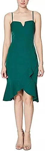 Vista 3 de LAUNDRY BY SHELLI SEGAL Vestido con volantes para mujer