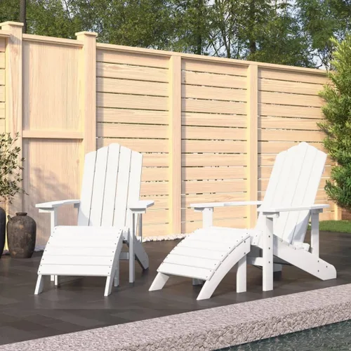 Vista 22 de Sillas Adirondack para patio con reposapiés y mesa HDPE antracita silla de patio al aire libre sillas de comedor al aire libre Sillas para Comedor
