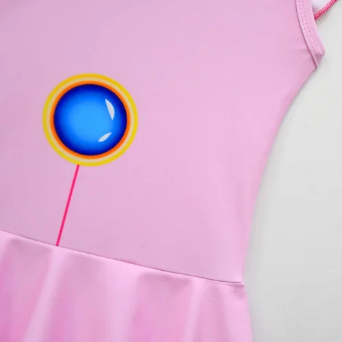 Vista 7 de Traje de baño de princesa para niñas, traje de baño de una pieza para cosplay