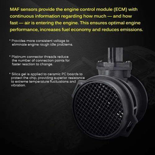 Vista 70 de Medidor de sensor de flujo de aire masivo MAF compatible con Ford con E-150 4.6L, 5.4L 2004-2014, para Ford E-150 Club Wagon 5.4L Reemplazo