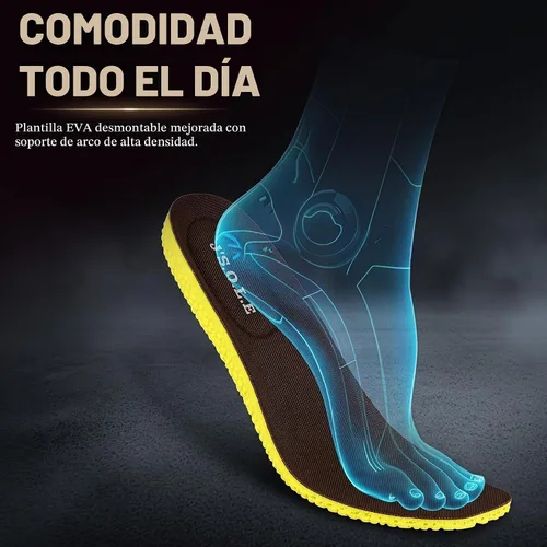 Vista 9 de J's.o.l.e - Botas vaqueras para hombre con punta cuadrada Chelsea Negro