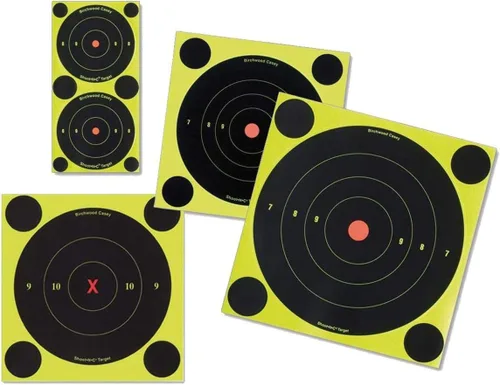 Vista 2 de Birchwood Casey Shoot•N•C 3" Bullseye Paper Shooting Target