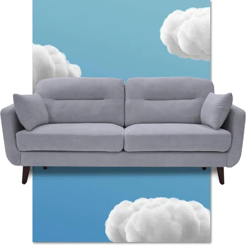 Vista 13 de Serta Sierra - Sofás para sala de estar, sofá tapizado de microfibra de diseño moderno, ideal para espacios más pequeños, sofá biplaza de 61 Marfil