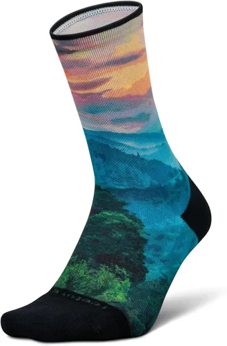 Vista 26 de Feetures Elite Ultra Light Cushion Mini Crew Sock - Calcetines deportivos con compresión dirigida