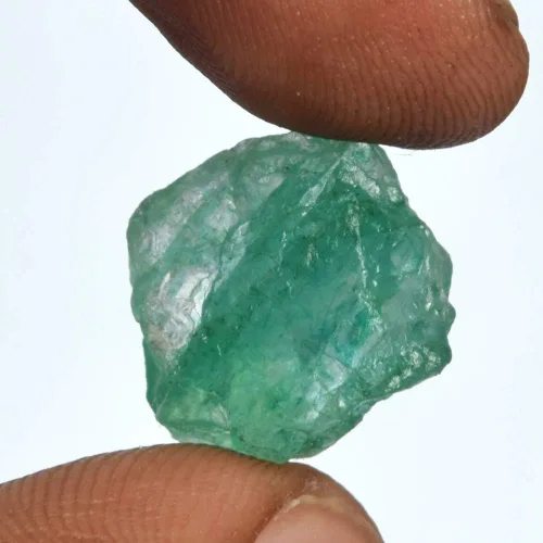 Vista 2 de GEMHUB Piedras preciosas sueltas para la fabricación de joyas, 10-980 quilates, esmeralda verde cruda, piedras naturales Cristal y piedras curativas