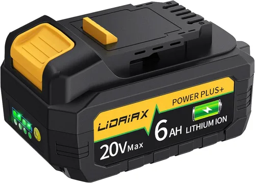 Vista 9 de Batería de repuesto de capacidad real compatible con la herramienta Dewalt 20V Max, celdas de iones de litio de grado automotriz, funda ignífuga