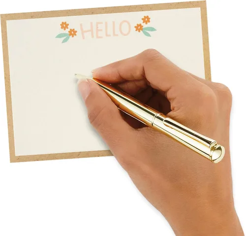 Vista 6 de Hallmark Tarjetas en blanco con sobres y soporte, paquete de 50 (flores)