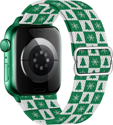 Vista 40 de Correas elásticas de nailon compatibles con Apple Watch de 1.496 pulgadas, 1.575 pulgadas, 1.614 pulgadas, 1.654 pulgadas, 1.732 pulgadas, 1.732