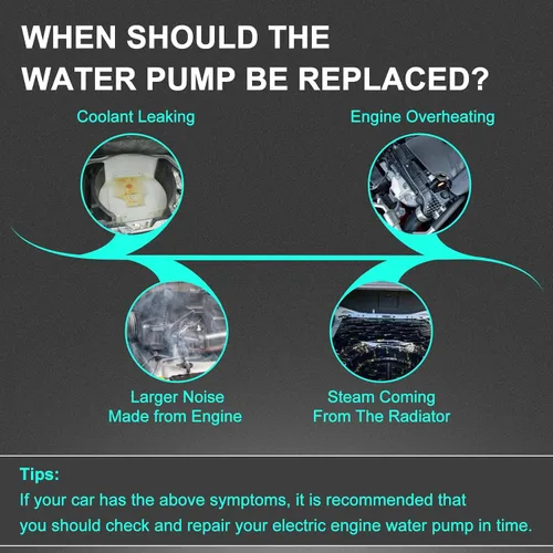 Vista 4 de Reemplazo de la bomba de agua del motor eléctrico para B-MW Z4 X3 X5 128i 325i 328i 330i 525i 528i 3.0L L6 2006 2007 2008 2009 2010 2011 2012