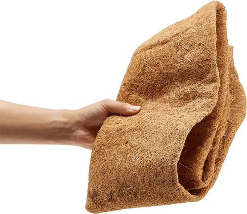 Vista 7 de 1 pieza de revestimientos de coco para macetas, revestimientos de repuesto para cestas colgantes, inserto de coco duradero para jardín al aire libre