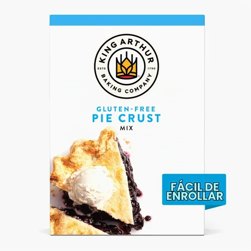 Vista 3 de King Arthur Harina sin gluten, mezcla para masa de tarta, el embalaje puede variar, 14 oz