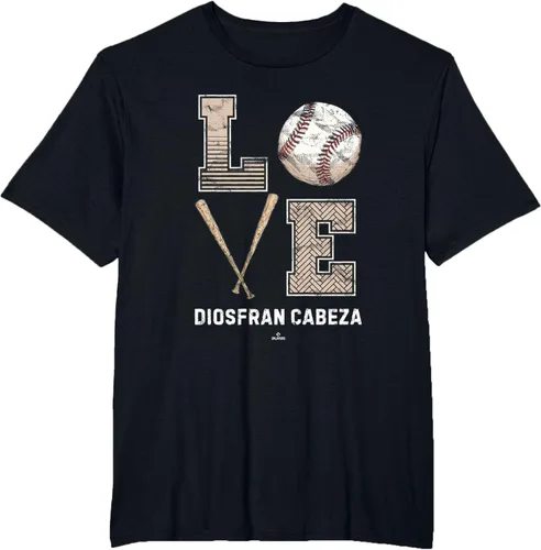 Vista 11 de Baseball Love Diosfran Cabeza Prospect Baseball Fan Gear T-Shirt
