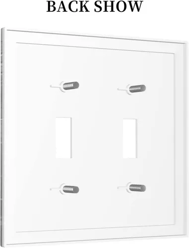 Vista 276 de Placa de Interruptor de Luz Azul de 1 Gang, Placa de Pared Decorativa de Palanca Individual, Cubierta de Placa de Pared de Palanca, Placa Frontal