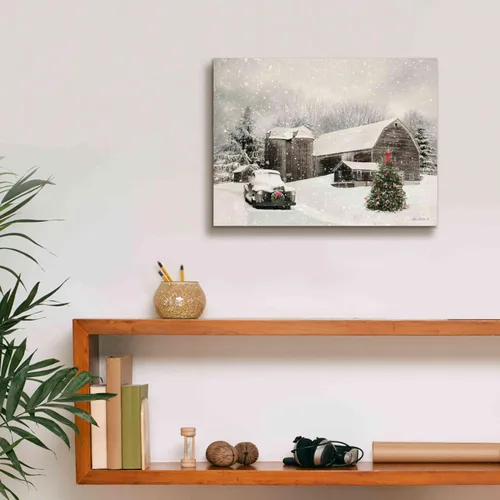 Vista 8 de Epic Graffiti 'Farmhouse Christmas' de Lori Deiter, arte de pared en lienzo, 16 x 12 pulgadas