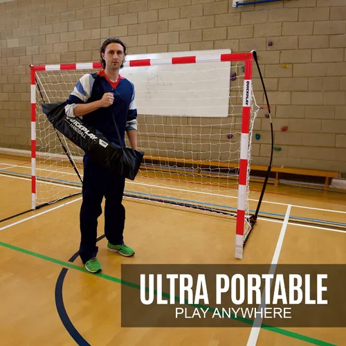 Vista 7 de QuickPlay Portería de balonmano portátil con base ponderada basada en la tecnología KICKSTER: configuración rápida Flexi-Post weighted base