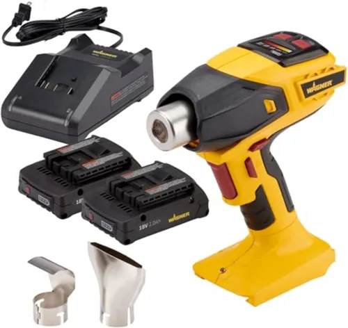 Vista 12 de Wagner Spraytech 0503063 FURNO 500 Pistola de calor de temperatura variable, 2 boquillas y 12 ajustes de temperatura que van de 150 °F a 1200 °F