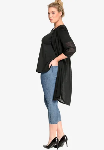 Vista 4 de Ellos Jegging capri de talla grande para mujer