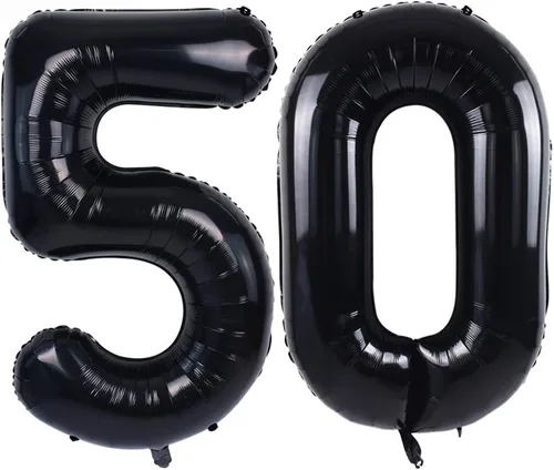 Vista 40 de TONIFUL Globos grandes de helio de letras B negras grandes de 40 pulgadas, globos de aluminio Mylar para decoración de suministros de fiesta