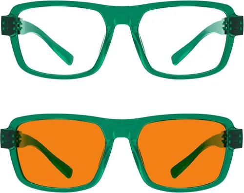 Vista 87 de Eyekepper Gafas de luz azul para hombre y mujer, paquete de 6 lentes Pilot Paquete de 6 color mezclado
