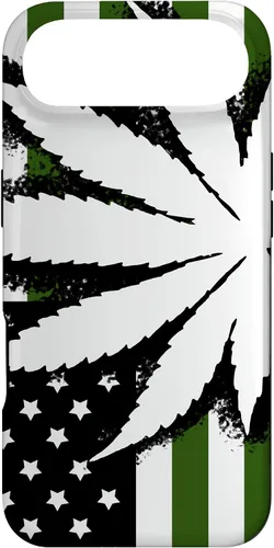 Vista 27 de American Weed Flag 4:20 Cannabis Pot Marijuana Stoner Gift Case for iPhone 17