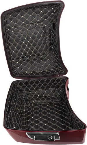 Vista 11 de Moto Onfire Tour Pack - Insertos de alfombra aptos para maletero de equipaje Harley/AB Tour Pack (beige, paquete Razor Tour)