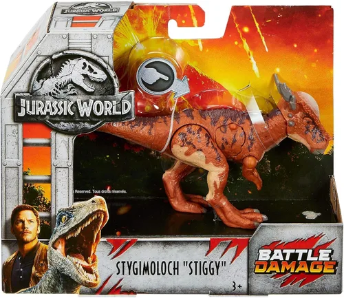 Vista 7 de DAÑO DE BATALLA MUNDIAL JURÁSICA Stygimoloch Stiggy