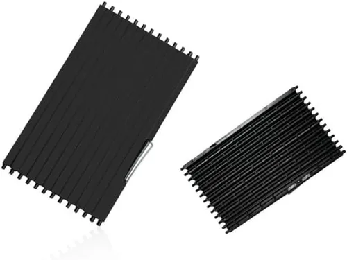 Vista 3 de Cubierta enrollable para consola central, portavasos, cremallera enrollable, persianas deslizantes para BMW X5 E70 2007-2013 X6 E71 E72 2008-2014