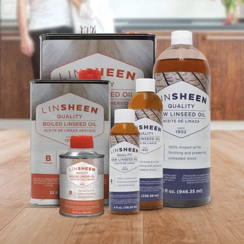 Vista 7 de LinSheen Aceite de linaza hervido: tratamiento de madera de linaza de secado rápido para rejuvenecer y restaurar muebles de madera al aire libre e
