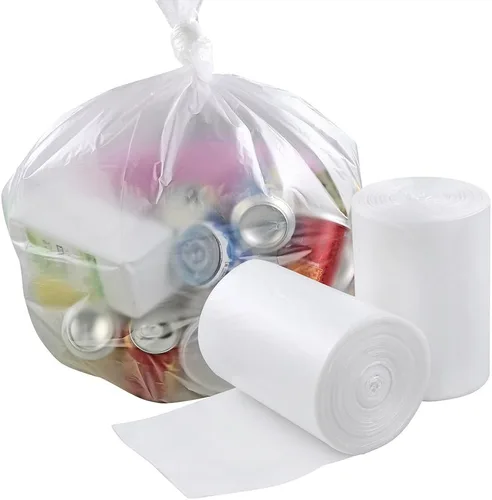 Vista 5 de Idomy Bolsa de basura transparente de 18 galones, resistente, 100