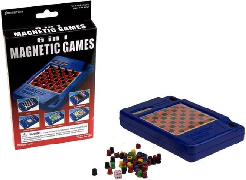Vista 2 de 6-en-1 de viaje Juegos Magnéticos