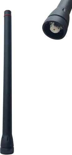 Vista 2 de Antena VHF FA-SC55V de repuesto larga 136-174 MHz para radios portátiles de dos vías Icom IC-F11 IC-F14S IC-F30 IC-F33GS IC-F3001 F3011 F3021 F3061