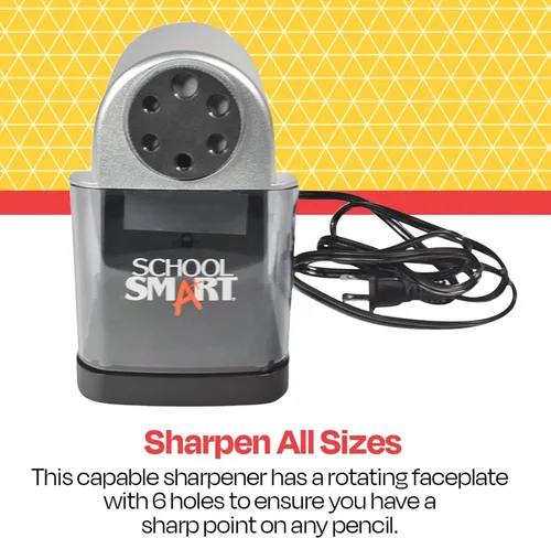 Vista 9 de School Smart Afilador de 6 agujeros