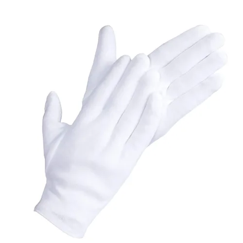 Vista 7 de DOVORTEX - 12 guantes de algodón blanco para eczema, manos secas, hidratación, manejo de monedas e inspección de joyas
