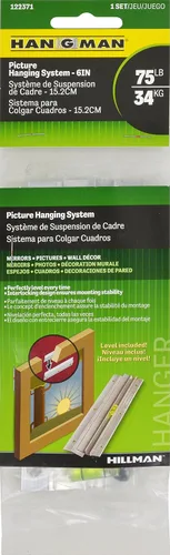 Vista 2 de Hillman 122371 Hangman - Sistema para colgar cuadros, 6 pulgadas