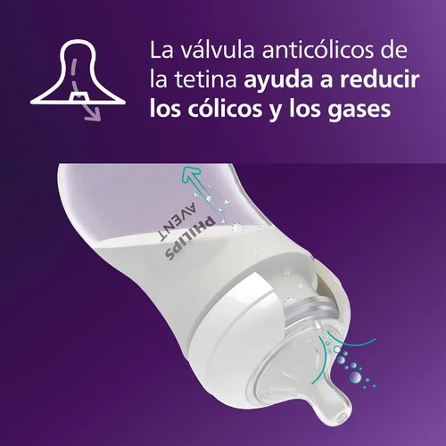 Vista 8 de Philips Avent SCD838/04 - Set de regalo para bebé azul con biberón natural con tetina de respuesta natural y Snuggle