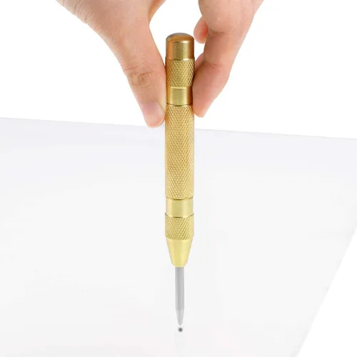 Vista 4 de uxcell Herramienta manual automática de impacto ajustable de 5 pulgadas para madera de metal, acero Cr-V con caja de latón, 2