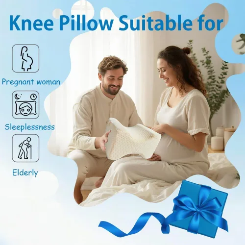 Vista 5 de Almohada de piernas de talla grande para dormir de lado, almohada extra grande de alineación de columna vertebral, almohada para dormir de lado