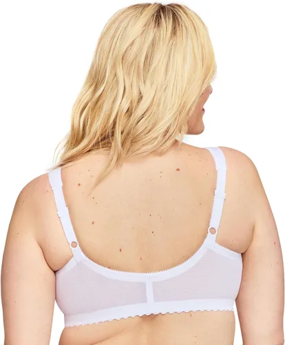 Vista 8 de Glamourise MagicLift #1200 - Brasier de apoyo para mujeres de talla grande con cierre frontal
