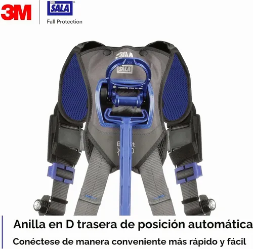 Vista 6 de Arnés de seguridad de posicionamiento de distribución de peso de construcción 3M DBI-SALA Comfort