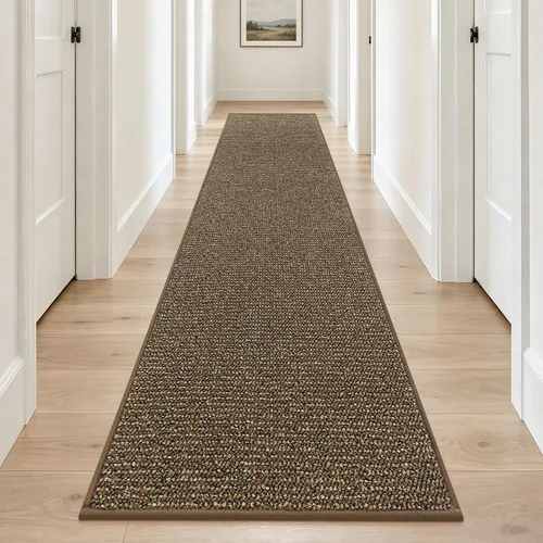 Vista 39 de BEQHAUSE Alfombra de Entrada de 20"x32" Tapete Interior para Puerta Antideslizante Lavable, Alfombras de Pasillo Absorbentes y Resistentes a Manchas