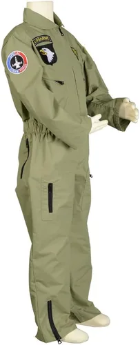Vista 3 de Aeromax Jr. Traje de piloto de caza con gorra bordada