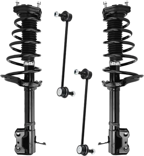 Vista 11 de Detroit Axle - Kit de 4 piezas de puntales delanteros para Toyota Highlander 2001 2002 2003, enlaces de barra antivuelco estabilizadores y puntales