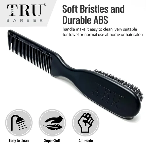 Vista 2 de TRU BARBER PRO Fading Brush, Cepillo de corte de pelo, cepillo Clippers