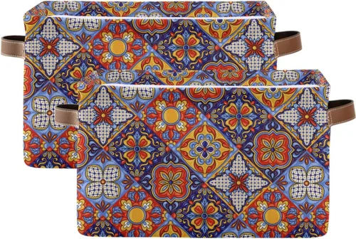 Vista 19 de Cesta Contenedor de Almacenamiento para Zapatos de Ballet, Caja de Almacenamiento Cúbica Grande de Lona Plegable Organizadora para Armario