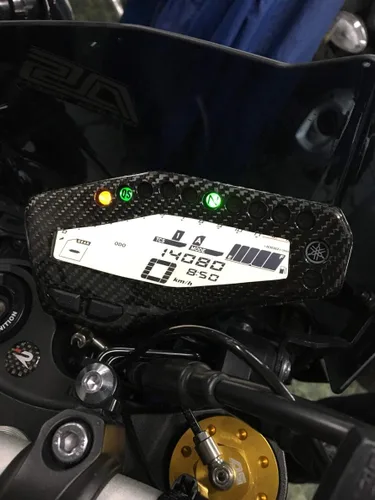 Vista 7 de Cubierta superior del velocímetro MOS compatible con Yamaha MT-09 2017-2020