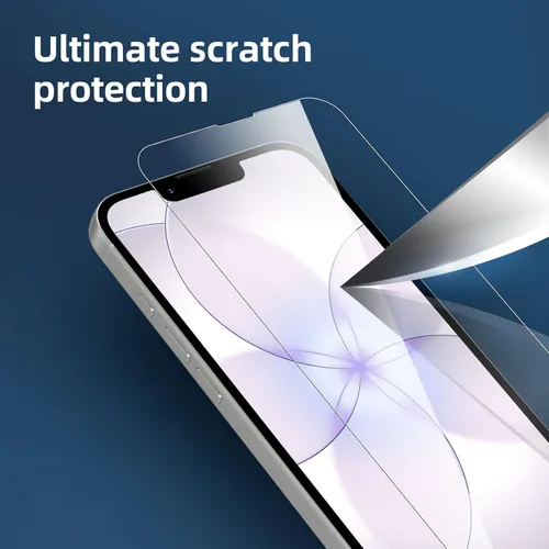 Vista 68 de NEW'C Paquete de 3 protectores de pantalla de privacidad para iPhone Air/iPhone 17 Air (6.5 pulgadas), película de vidrio templado antiespía
